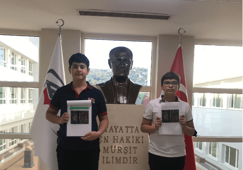14. TÜBİTAK Avrupa bölge birincileri Göktuğu Orkan Mete ve Mert Geriş